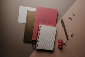 Journaling Notizbücher, Kalender 2021 und Schreibzeug